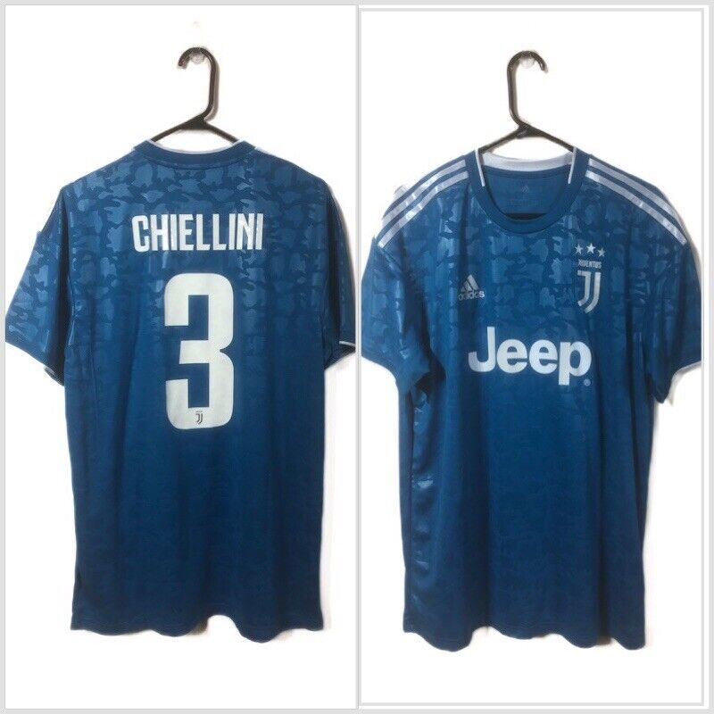 Chiellini 3 Juventus 2019 20 Large 3rd Shirt Adidas Excellent Condition Dw5471