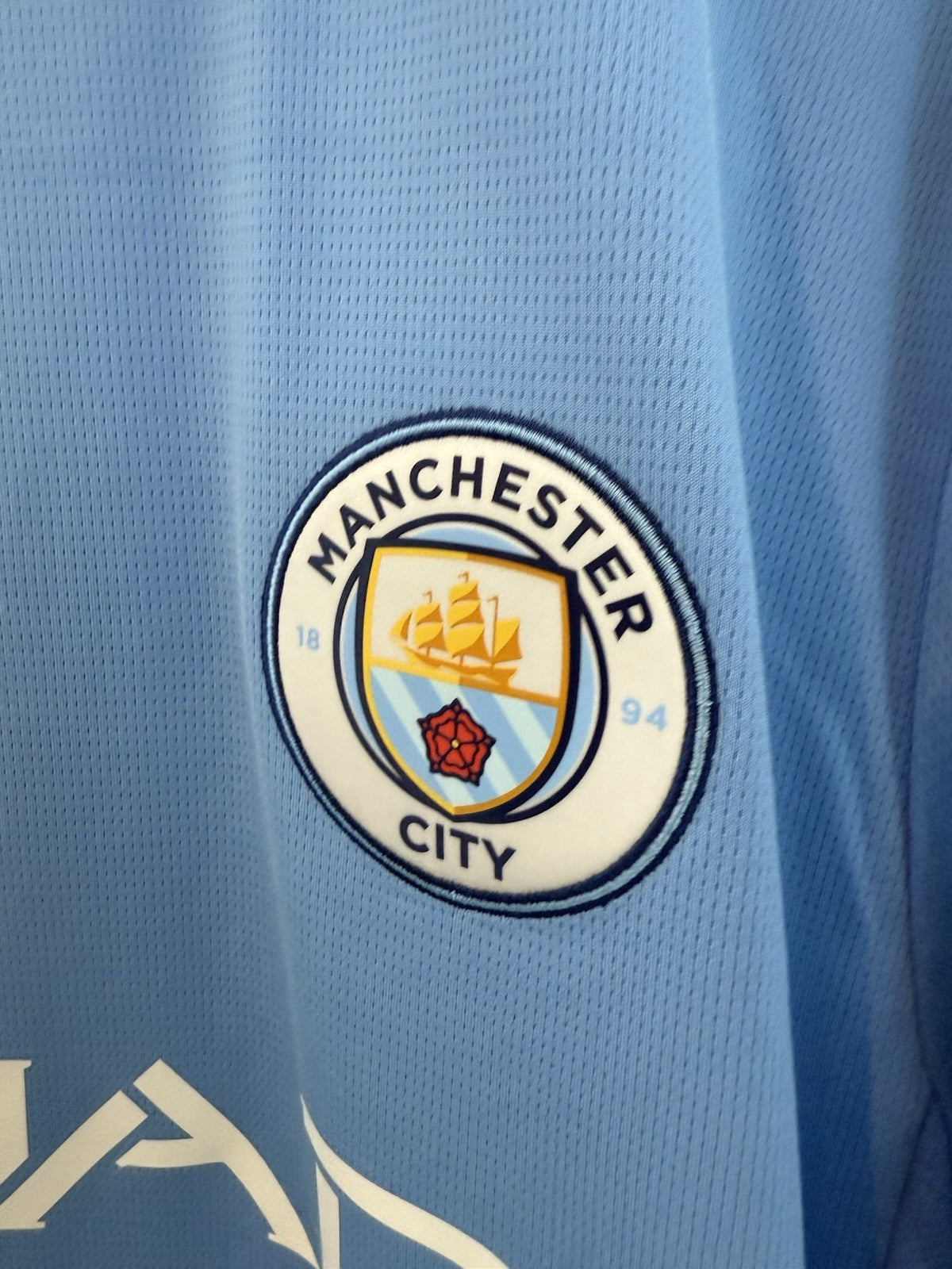 Manchester City Haaland #9 2024/25 Large LS Home BNWT 775076-01