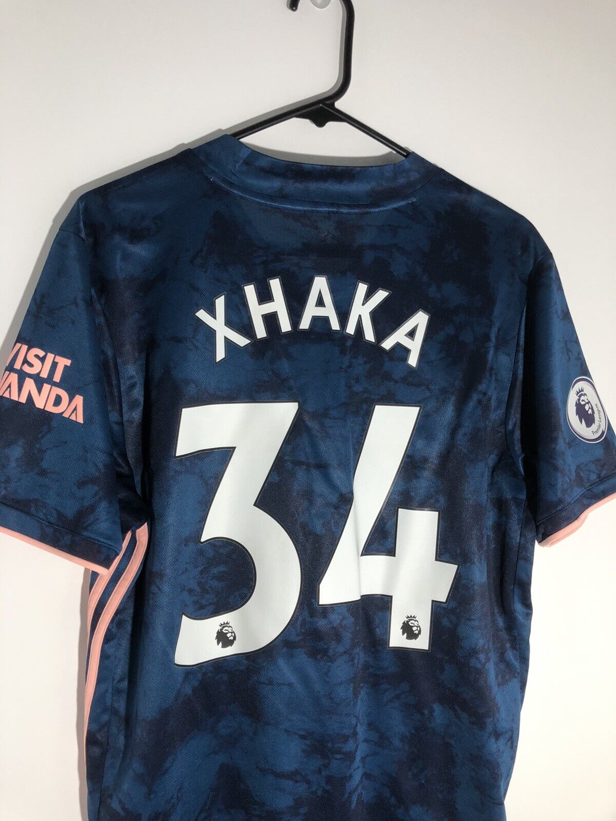 Xhaka #34 Arsenal 2020/21 Large 3rd Shirt Adidas Excellent Condition GH6653
