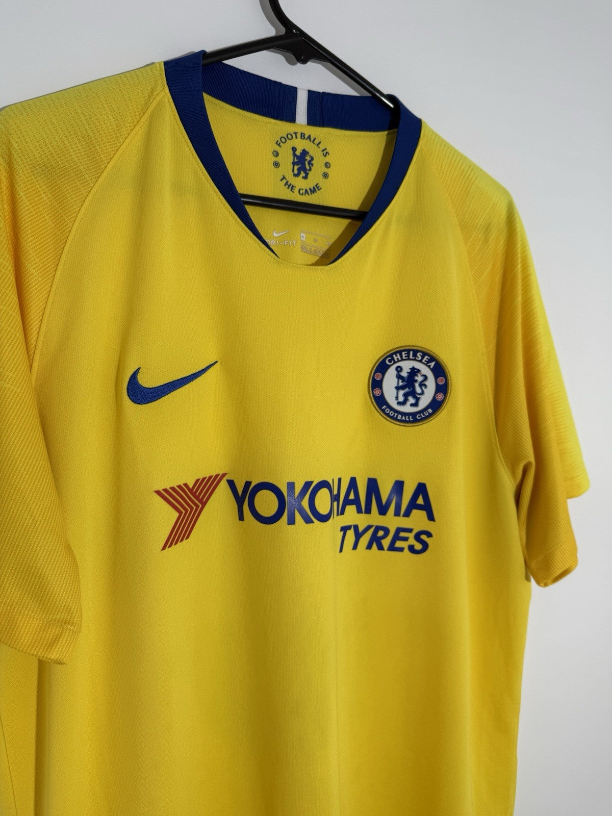 Chelsea Hazard #10 2018/19 Away XL Shirt Nike Excellent Condition 919008-720