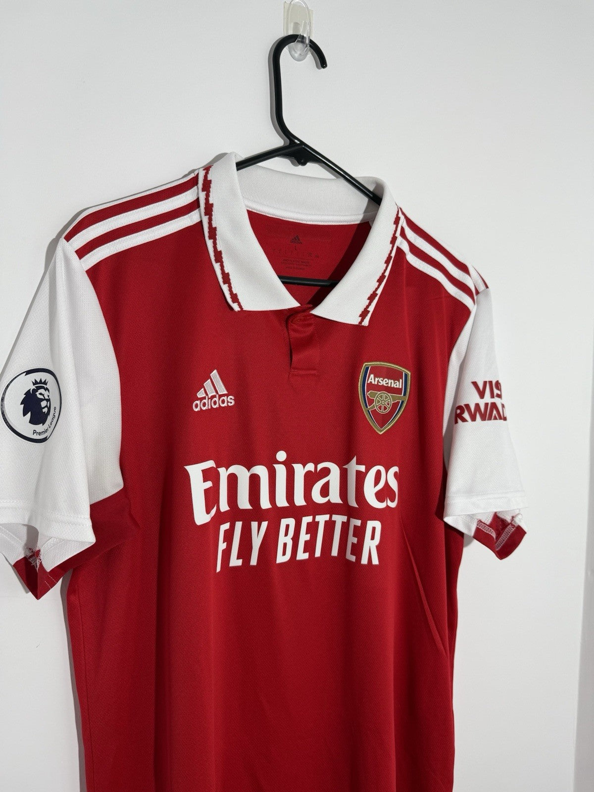 Arsenal Saliba #12 2022/23 Large Home Shirt Excellent Condition H35903