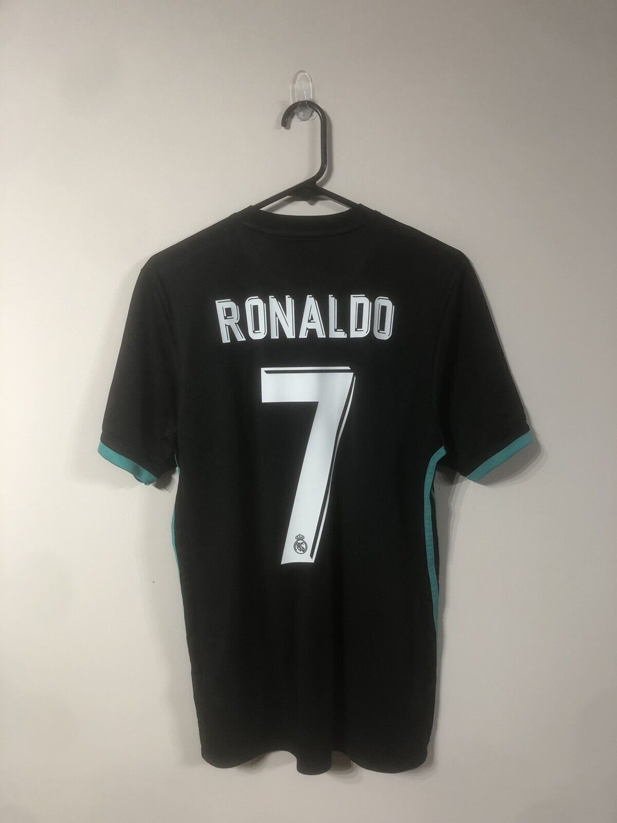 Ronaldo #7 Real Madrid 2017/18 Away Medium Shirt Adidas Excellent Condition