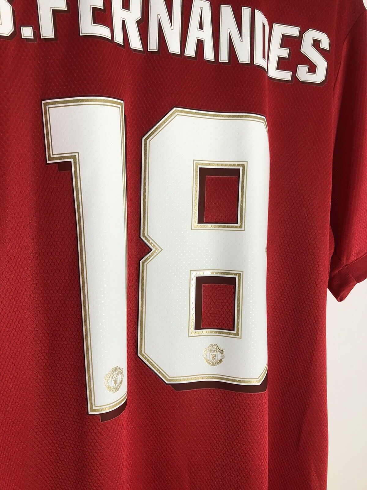 B Fernandes 18 Manchester United Xl 2019 20 Home Shirt Excellent Conditio Ed7386