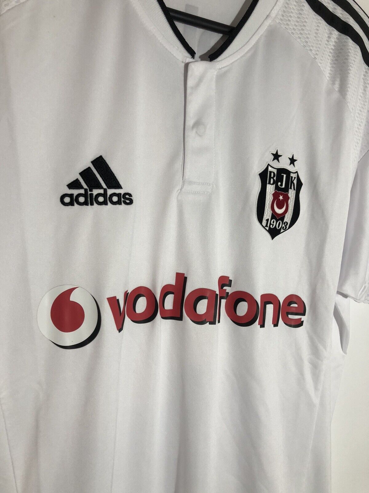Besiktas 2015 16 Large Home Football Shirt Adidas Excellent Condition An5920