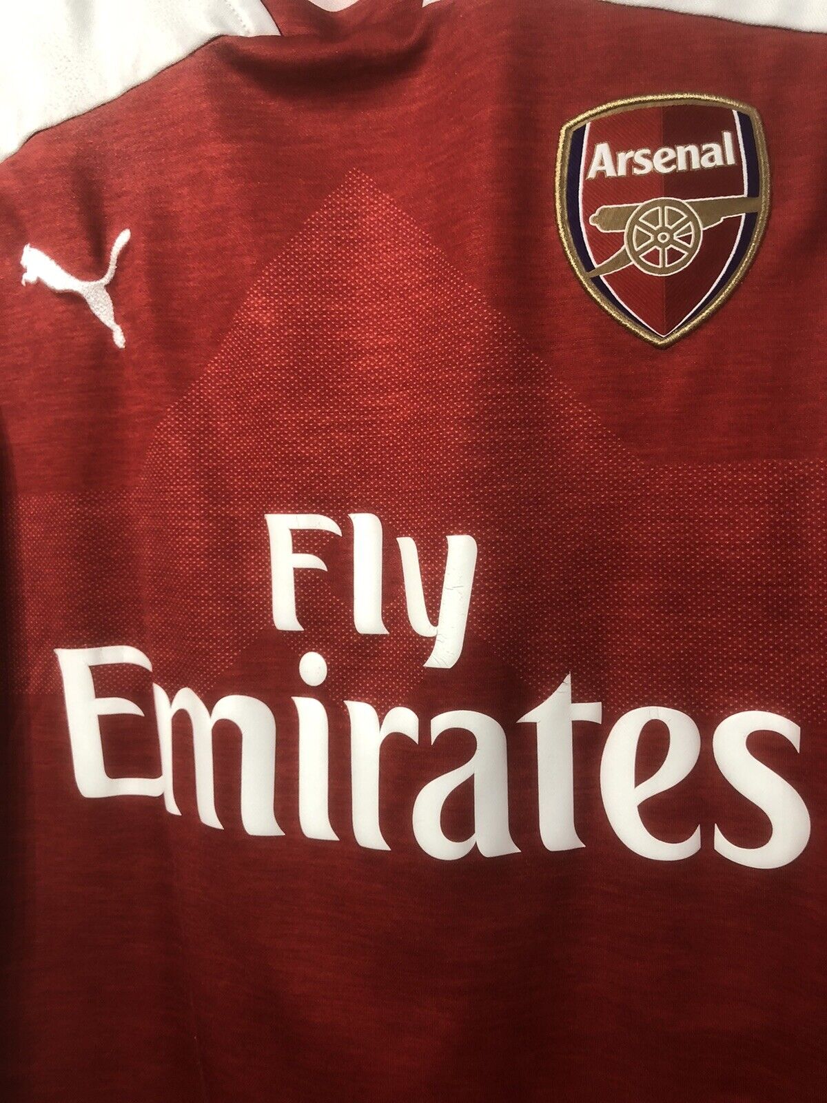 Ozil #10 Arsenal 2018/19 XL Home Football Shirt Puma Good Condition 753209-12