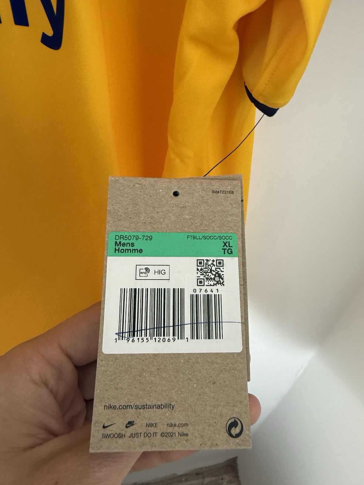 Barcelona Gavi #6 2023/24 XL 4th Shirt BNWT DR5079-729