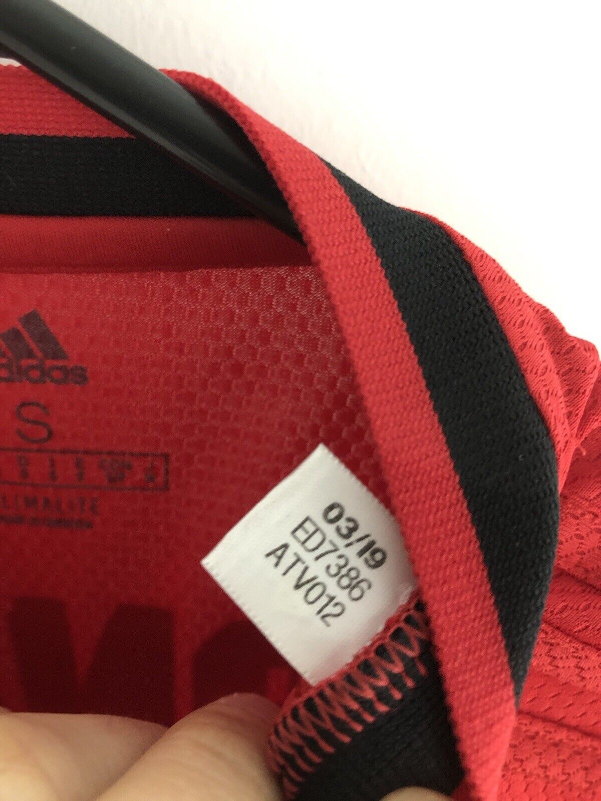 B Fernandes 18 Manchester United Small 2019 20 Home Shirt Excellent Cond Ed7386