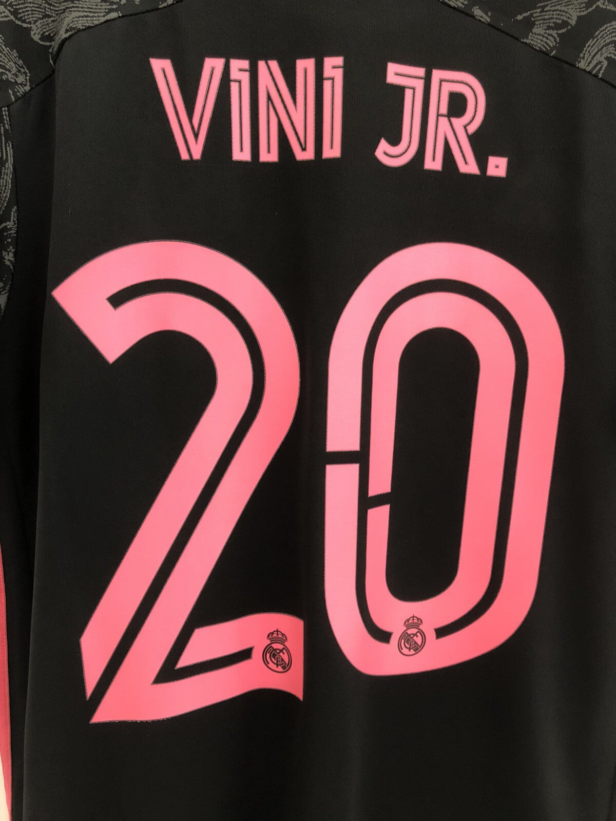 Vini Jr #20 Real Madrid 2020/21 Medium 3rd Shirt Excellent Condition GE0933