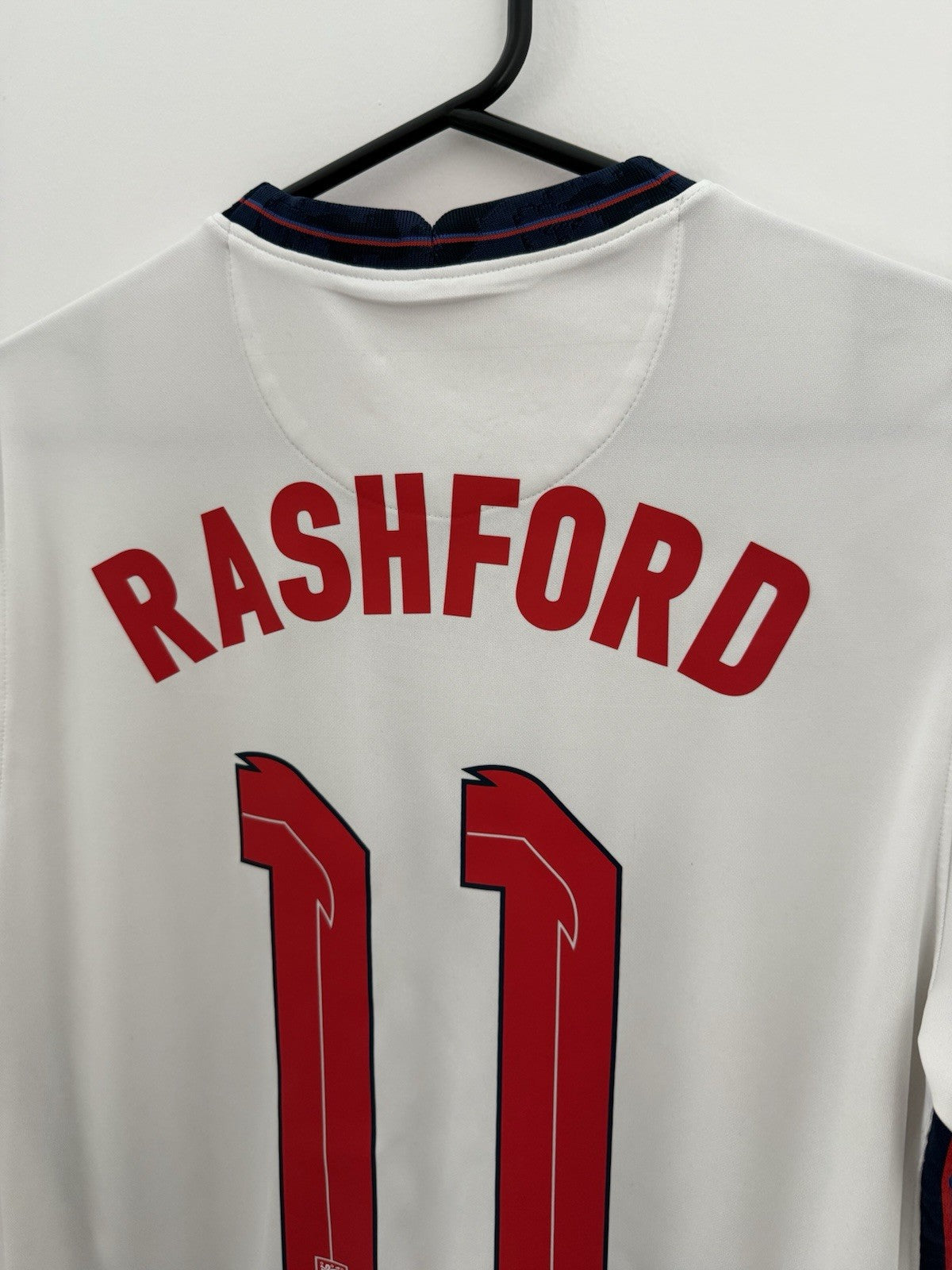 England Rashford #11 2020 Large Home Shirt Excellent Condition CD0697-100