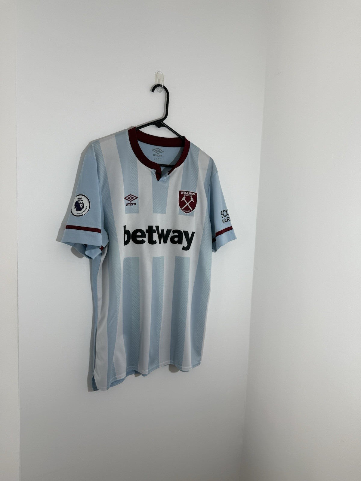 West Ham United Noble #16 2021/22 XL Away Shirt Umbro Excellent Condition