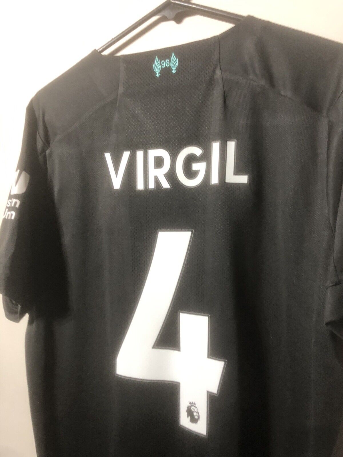 Virgil #4 Liverpool 2019/20 Medium 3rd Shirt New Balance Excellent Condition