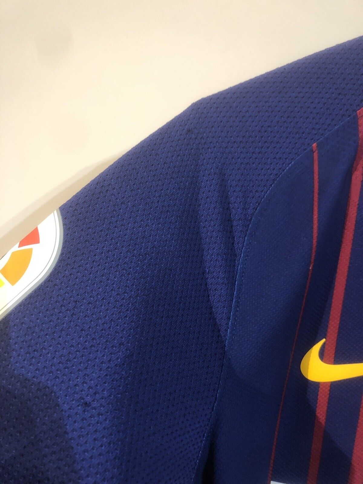 Suarez #9 Barcelona 2017/18 Small Home Aeroswift Shirt Nike Excellent Condition