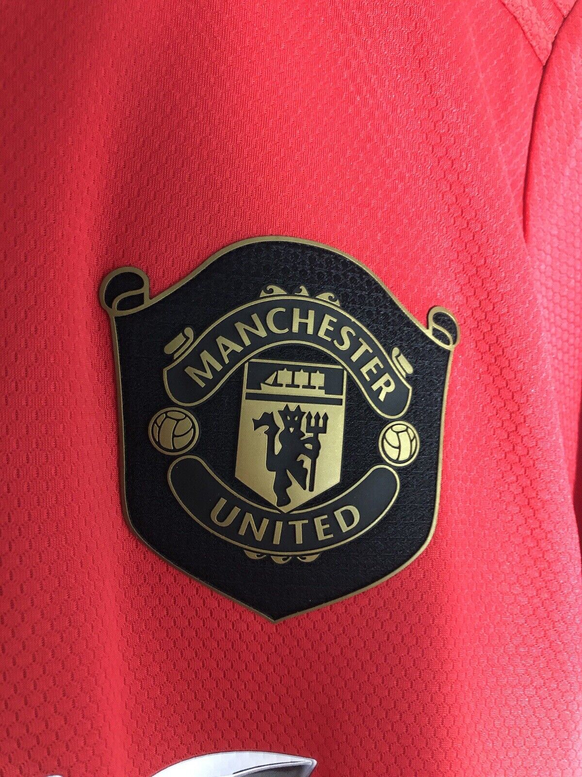 B Fernandes 18 Manchester United Small 2019 20 Home Shirt Excellent Cond Ed7386