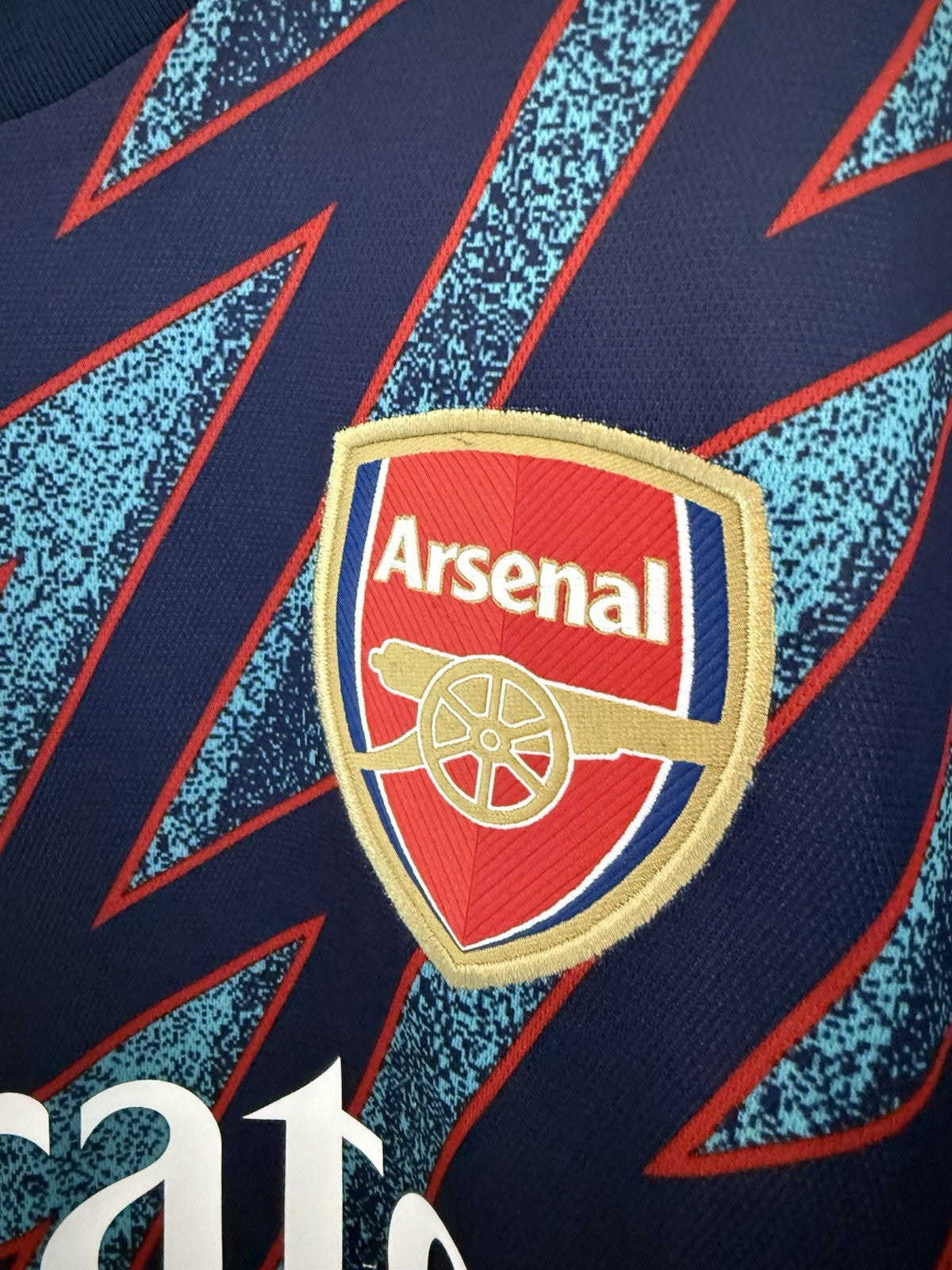Arsenal Saka #7 2021/22 Medium Euro 3rd Shirt Adidas Excellent Condition GM0213
