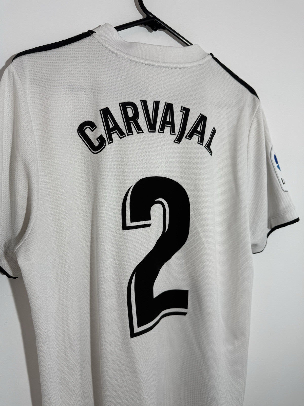 Real Madrid Carvajal #2 2018/19 Home Large Shirt Very Good Condition DH3372