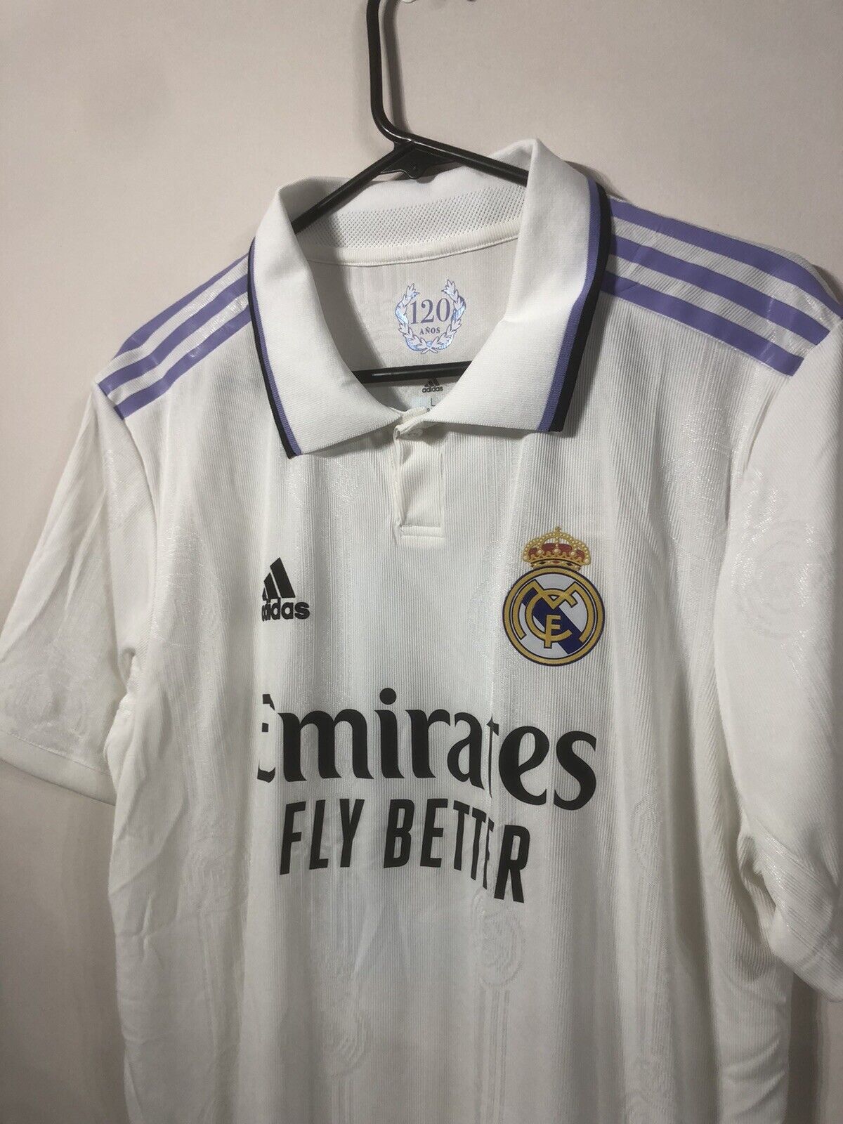 Benzema #9 Real Madrid 2022/23 Home Large Authentic Football Shirt Adidas BNWT