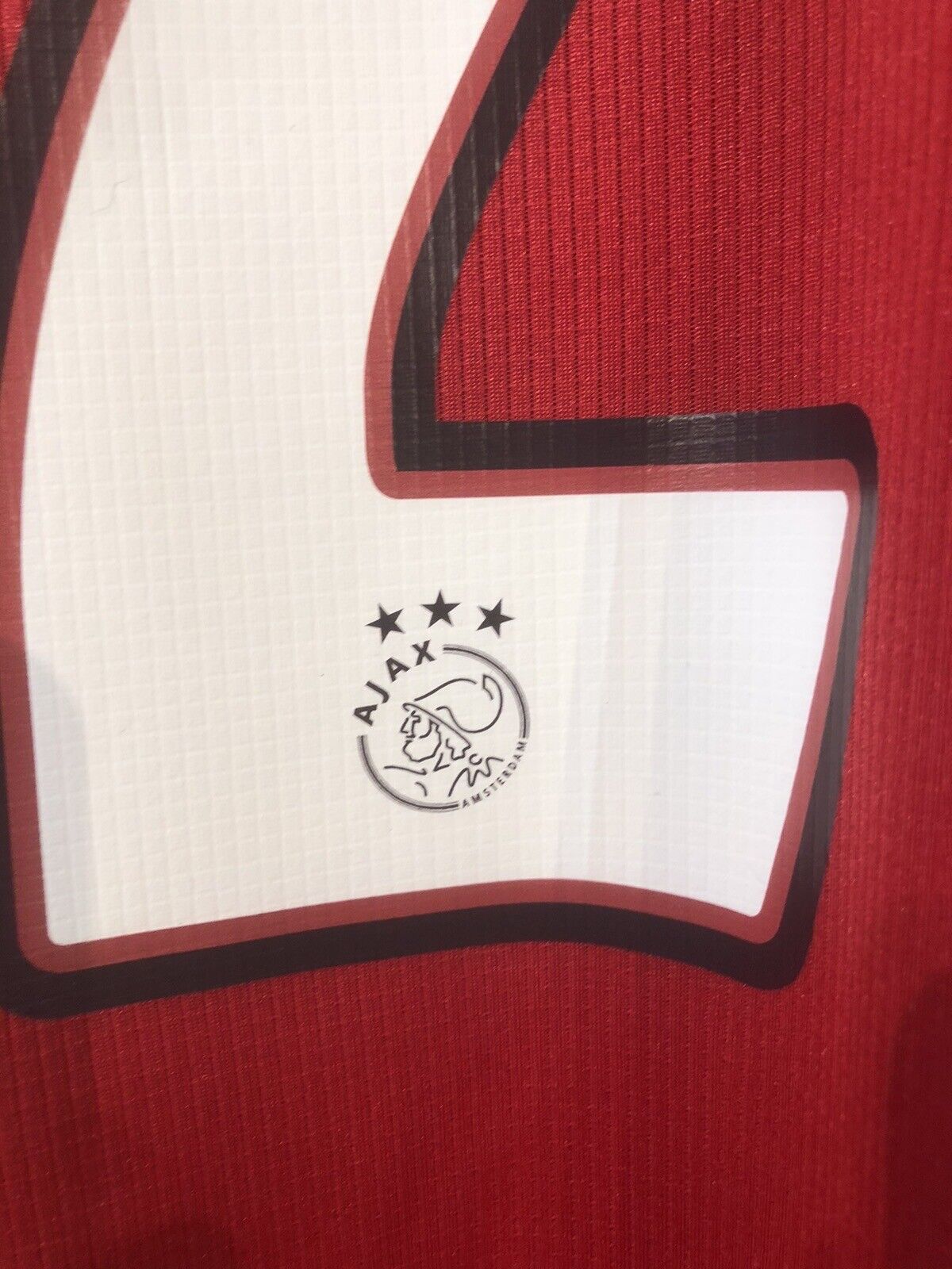 J. Timber #2 Ajax Amsterdam BNWT Large 2020/21 Home Shirt Jersey