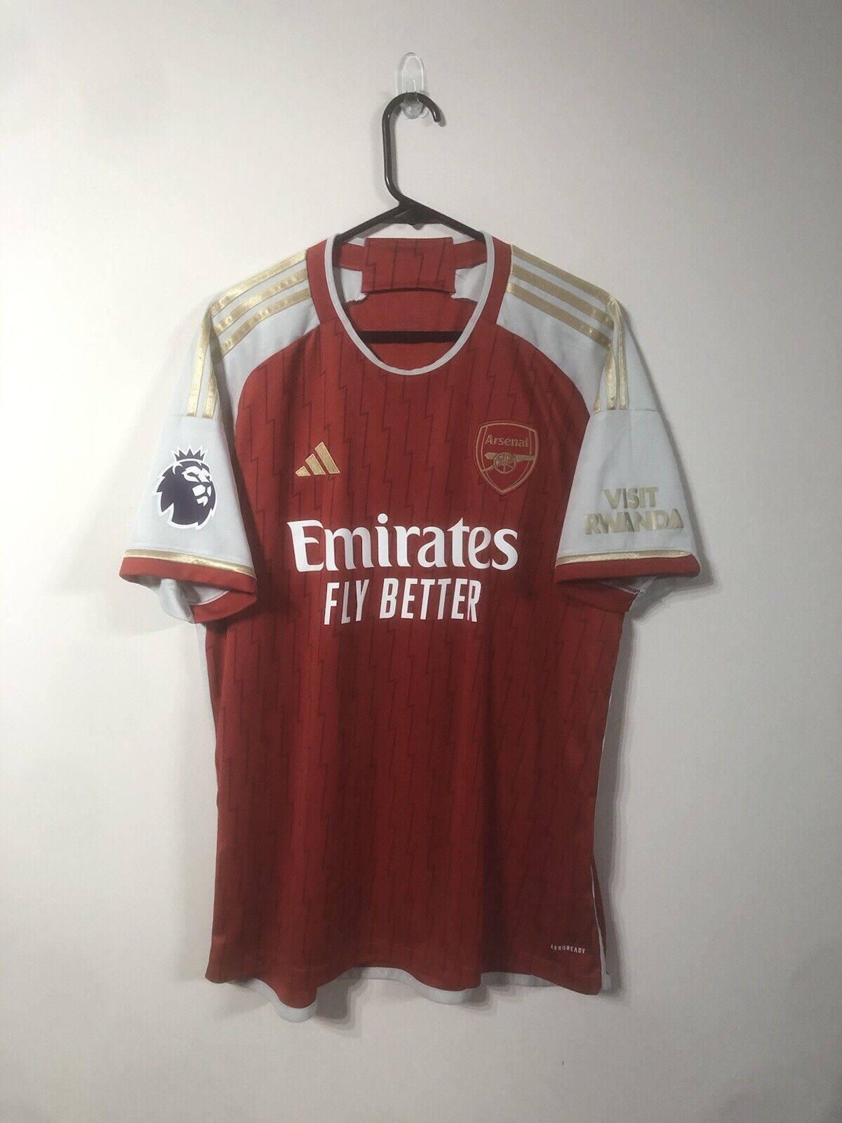 Saka #7 Arsenal 2023/24 XL Home Shirt Adidas Excellent Condition HR6929