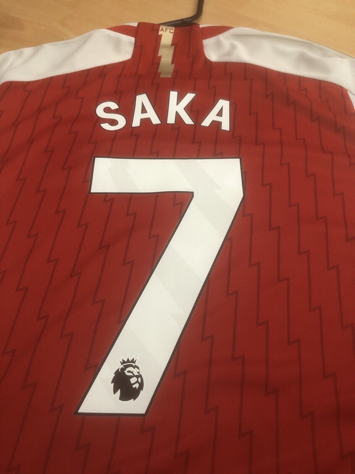 Saka #7 Arsenal 2023/24 XL Home Shirt Adidas Excellent Condition HR6929
