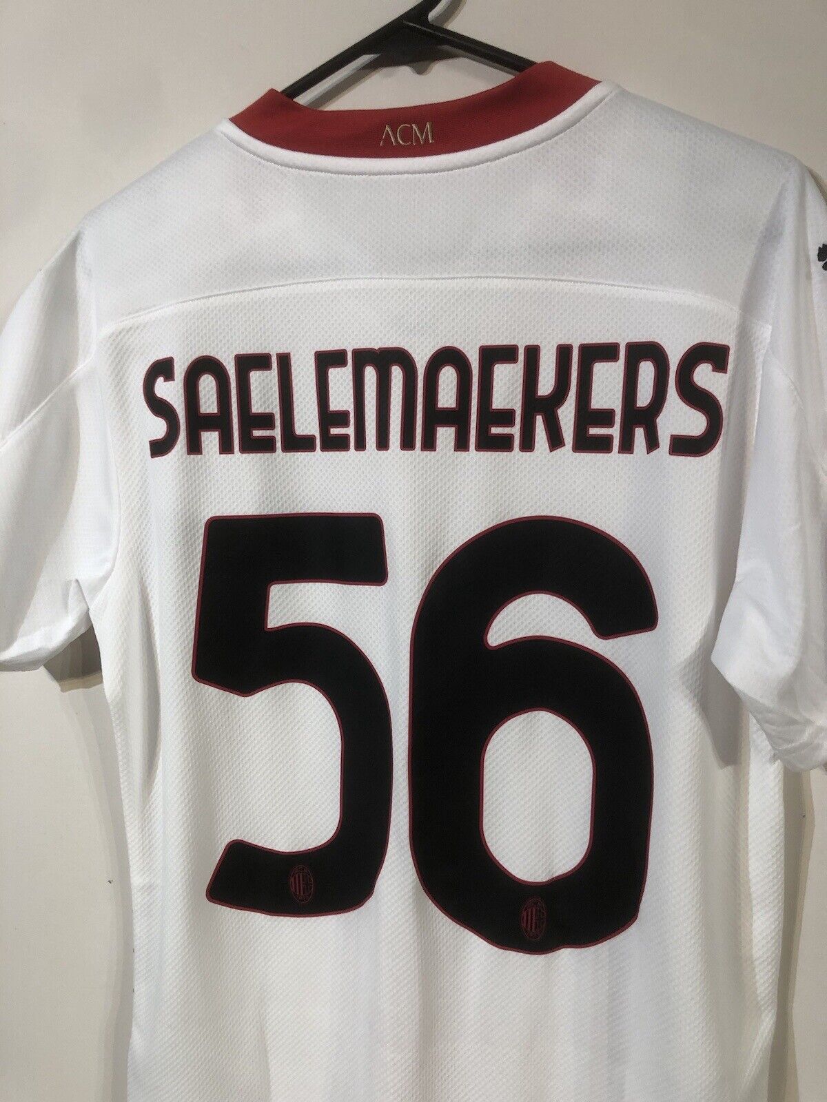 Saelemaekers #56 AC Milan Medium 2020/21 Away Football Shirt Puma BNWT