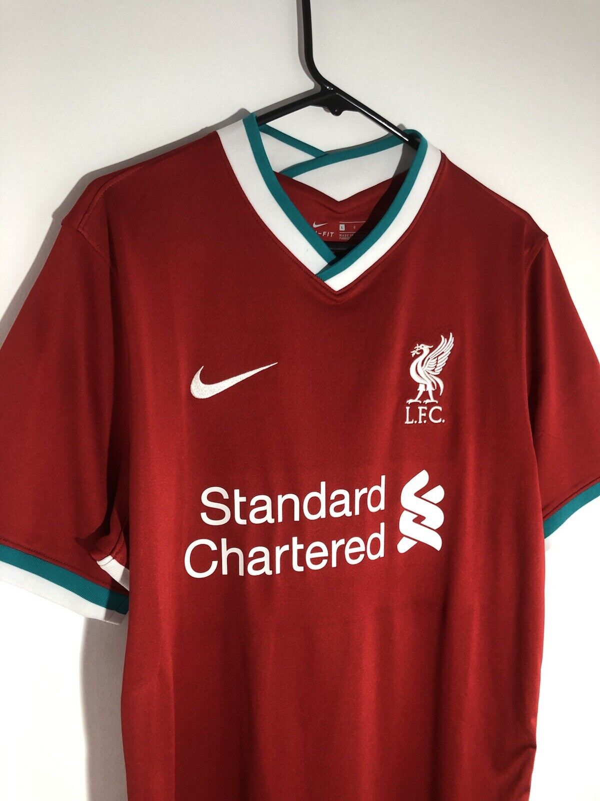 Virgil 4 Liverpool Large 2020 21 Home Shirt Nike Excellent Condition Cz2636 687