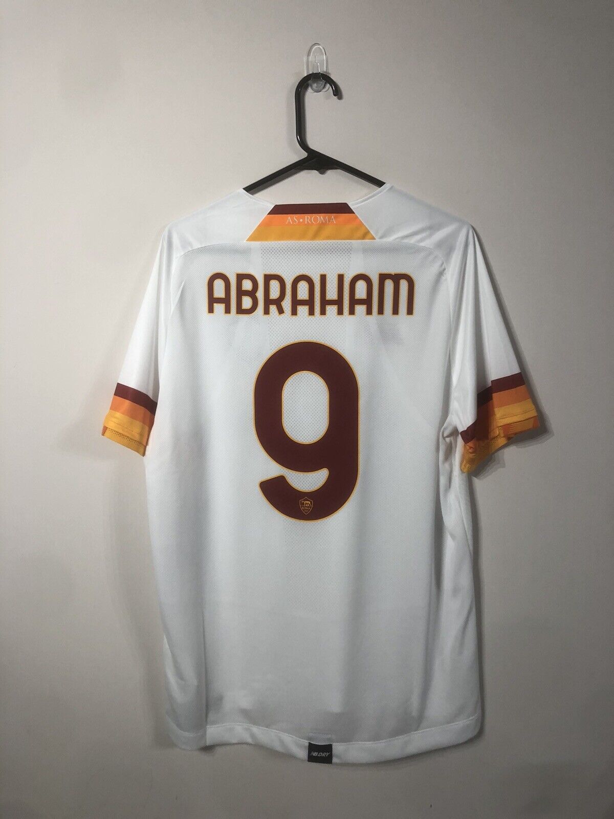 Abraham #9 AS Roma Away 2021/22 Large Shirt New Balance BNWT