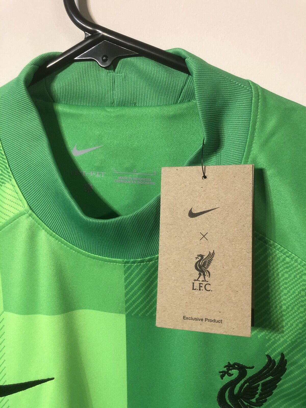 A. Becker #1 Liverpool 2021/22 Large Home Goalkeeper Shirt Nike BNWT