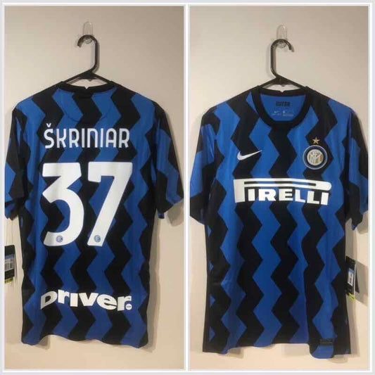 Skriniar #37 Inter Milan 2020/21 Home Medium Shirt Nike BNWT