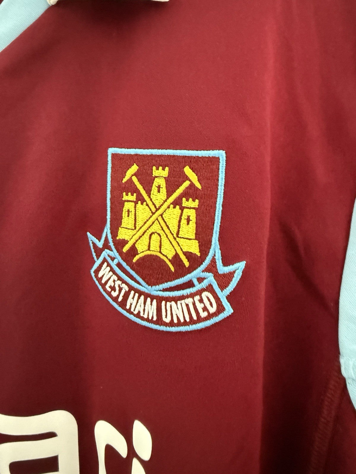 West Ham United 2013/14 Medium Home Shirt Adidas Excellent Condition F42233