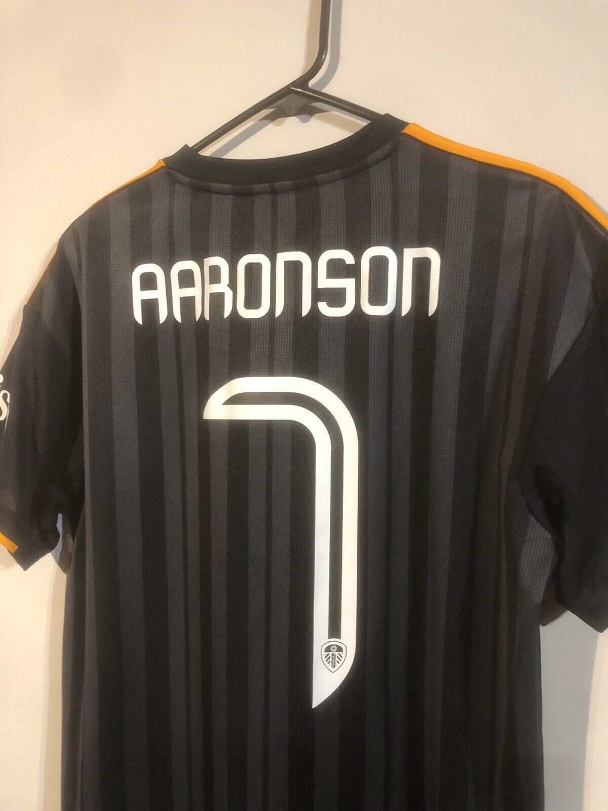 Aaronson #7 Leeds United 2022/23 Medium Third Shirt Adidas Excellent Condition