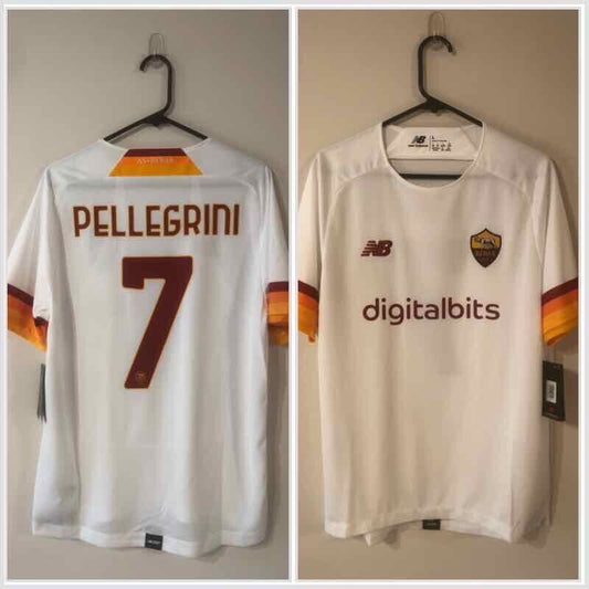 Pellegrini #7 AS Roma Away 2021/22 Large Shirt New Balance BNWT