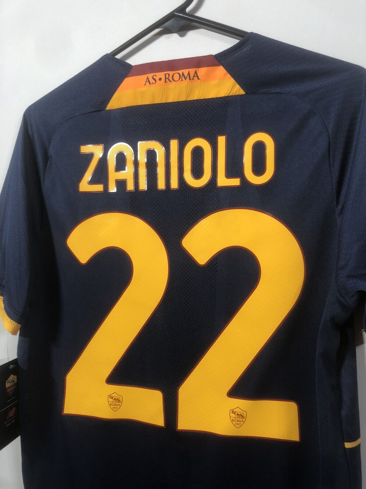 Zaniolo #22 AS Roma 4th 2021/22 Small Football Shirt New Balance BNWT