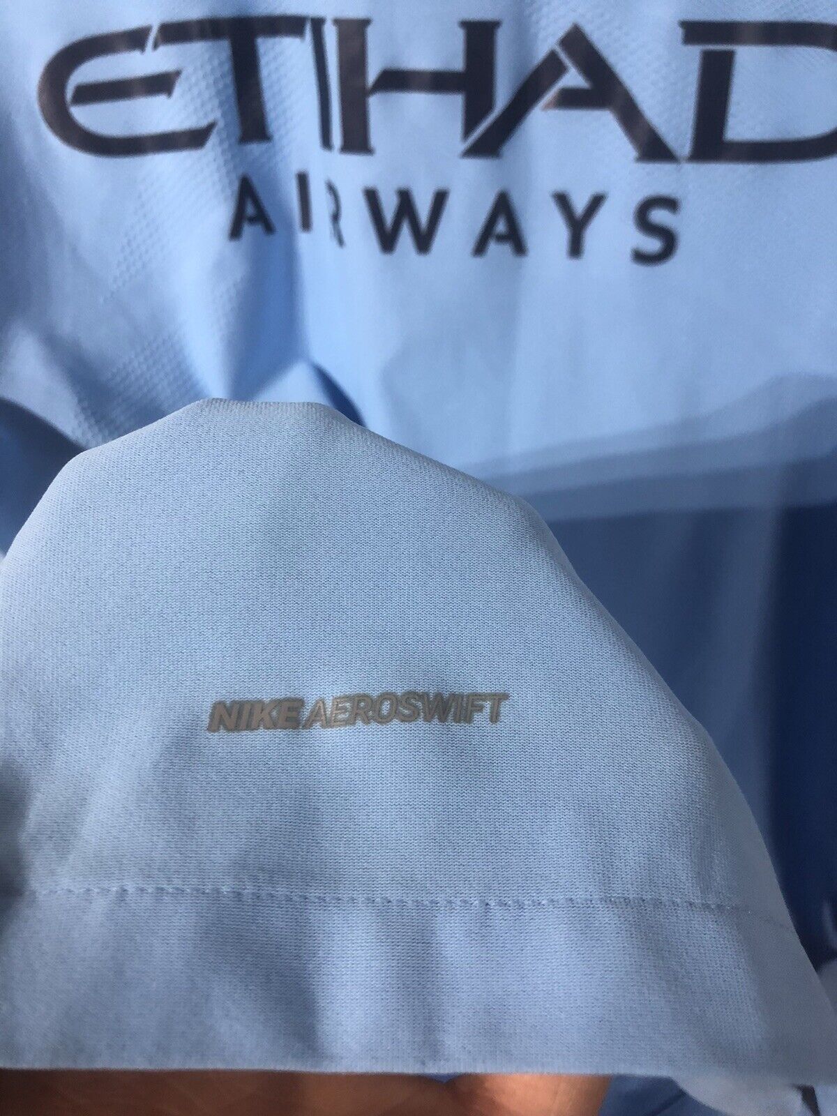 G. Jesus #33 Manchester City 2017/18 Medium Aeroswift Home Shirt Excellent Condi