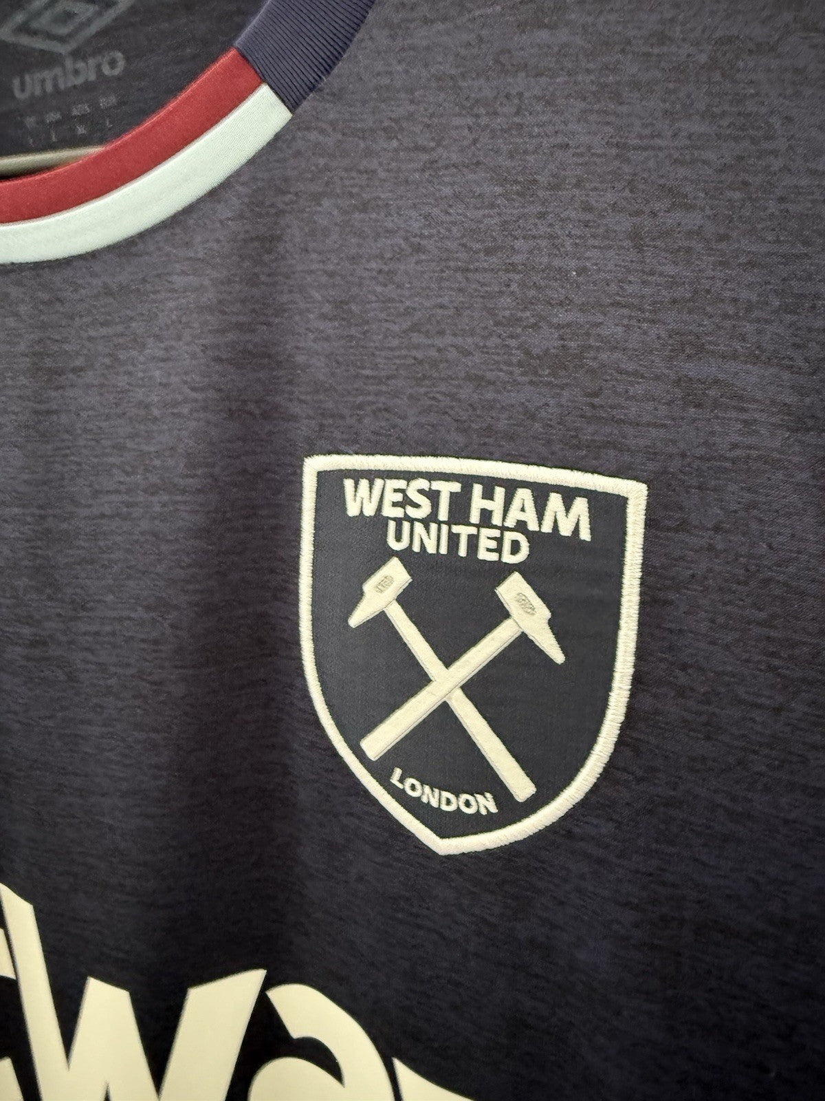 West Ham United Noble #16 2021/22 Large 3rd Home Umbro Excellent Condition