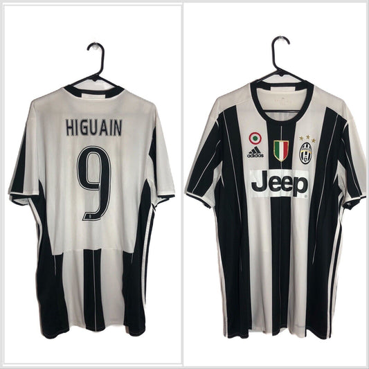 Higuain 9 Juventus 2016 17 Xl Home Football Shirt Excellent Condition Ai6241
