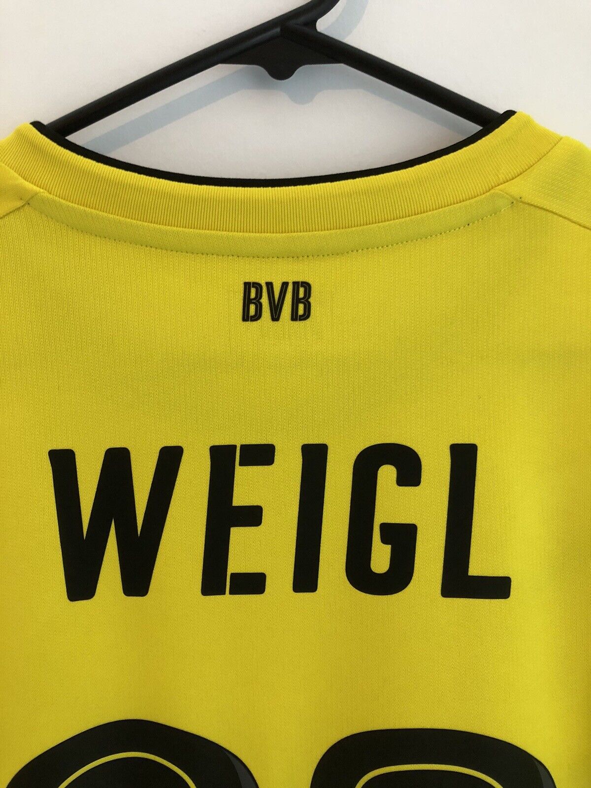 Weigl 33 Borussia Dortmund 2017 18 Medium Home Shirt Excellent Condition 751670