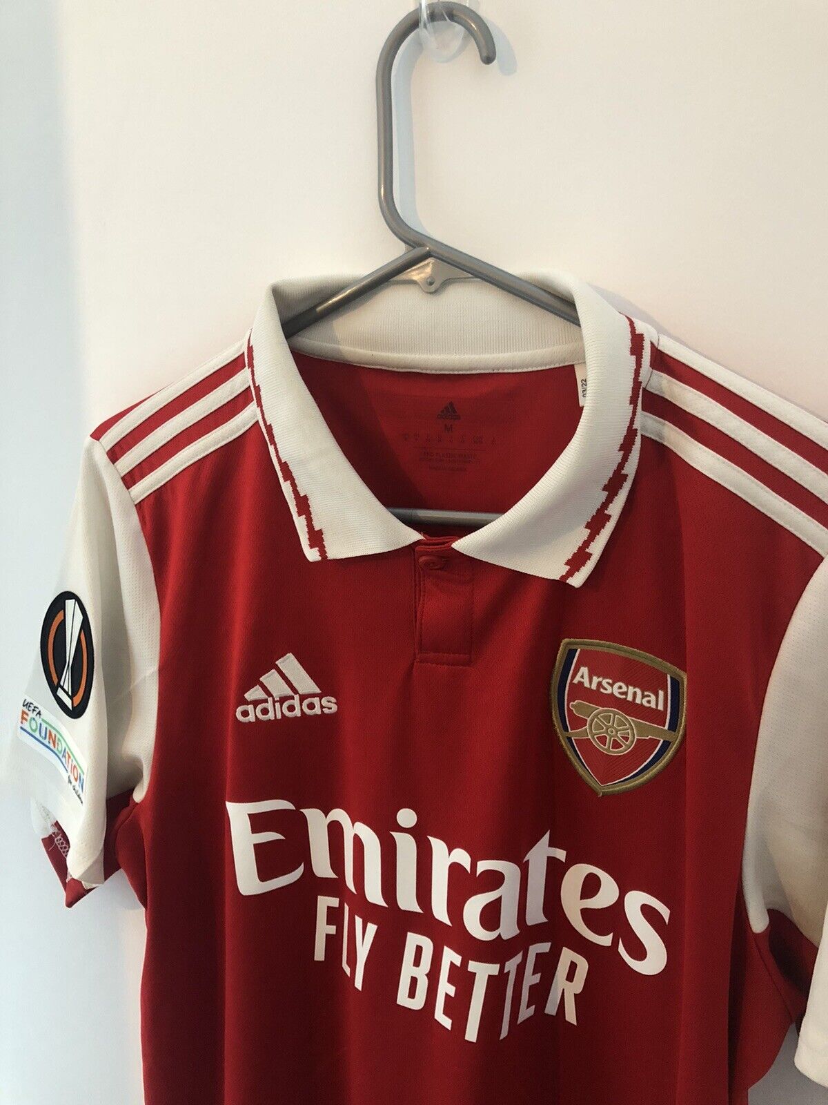 Xhaka #34 Arsenal 2022/23 Medium Home Euro Shirt Excellent Condition H35903