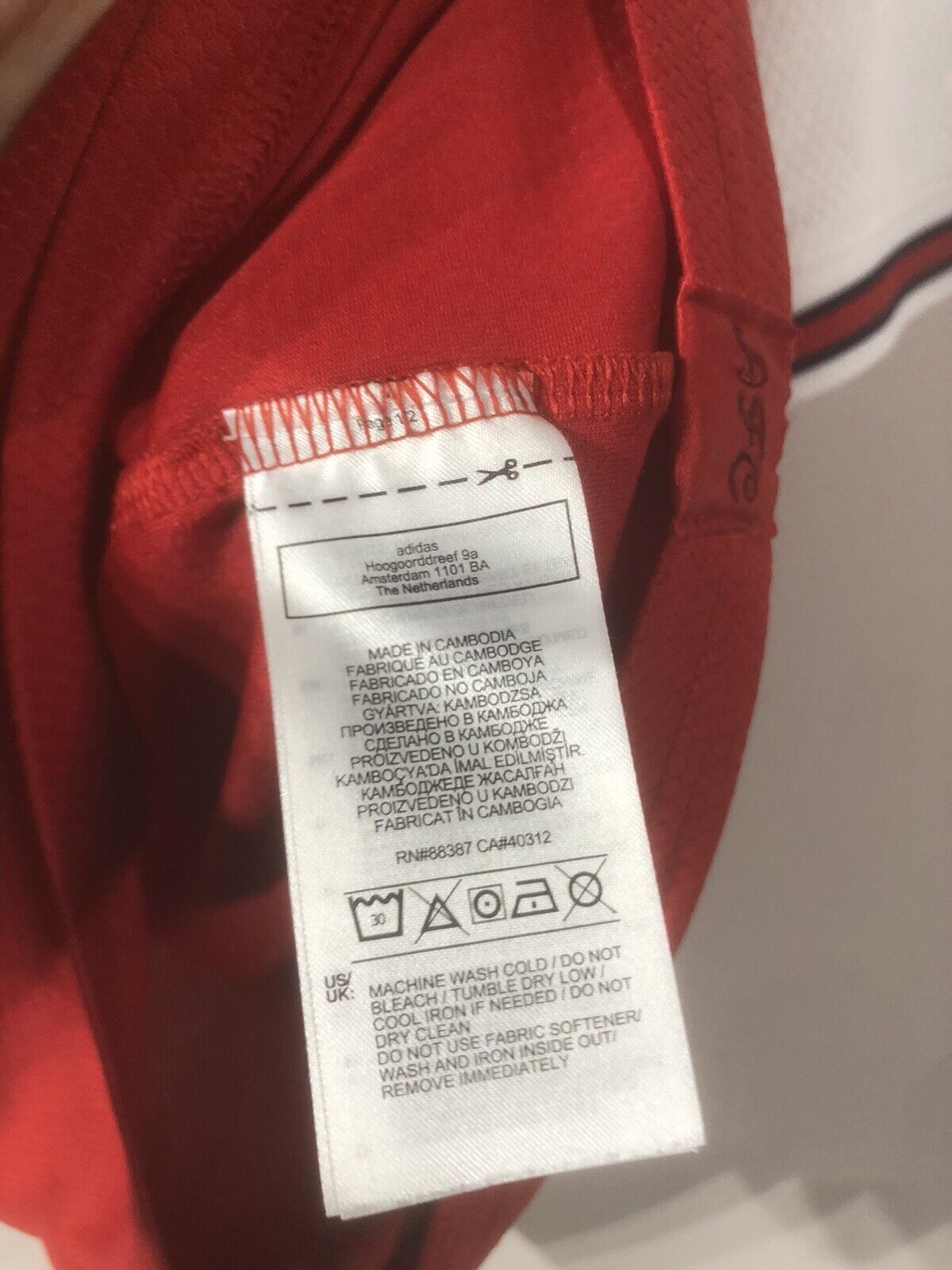 Martinelli #35 Arsenal 2019/20 Medium Home Shirt Adidas Excellent Condition EH5637
