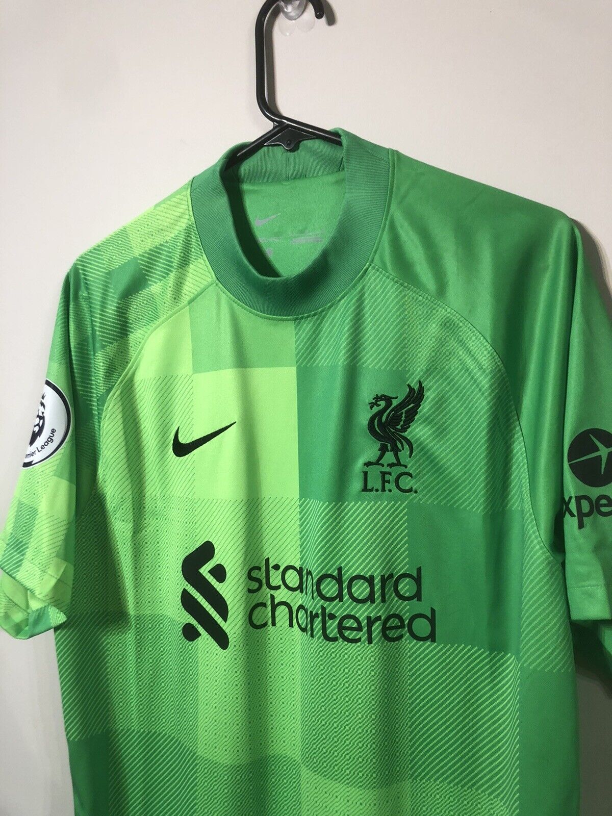 A. Becker #1 Liverpool 2021/22 Large Home Goalkeeper Shirt Nike BNWT