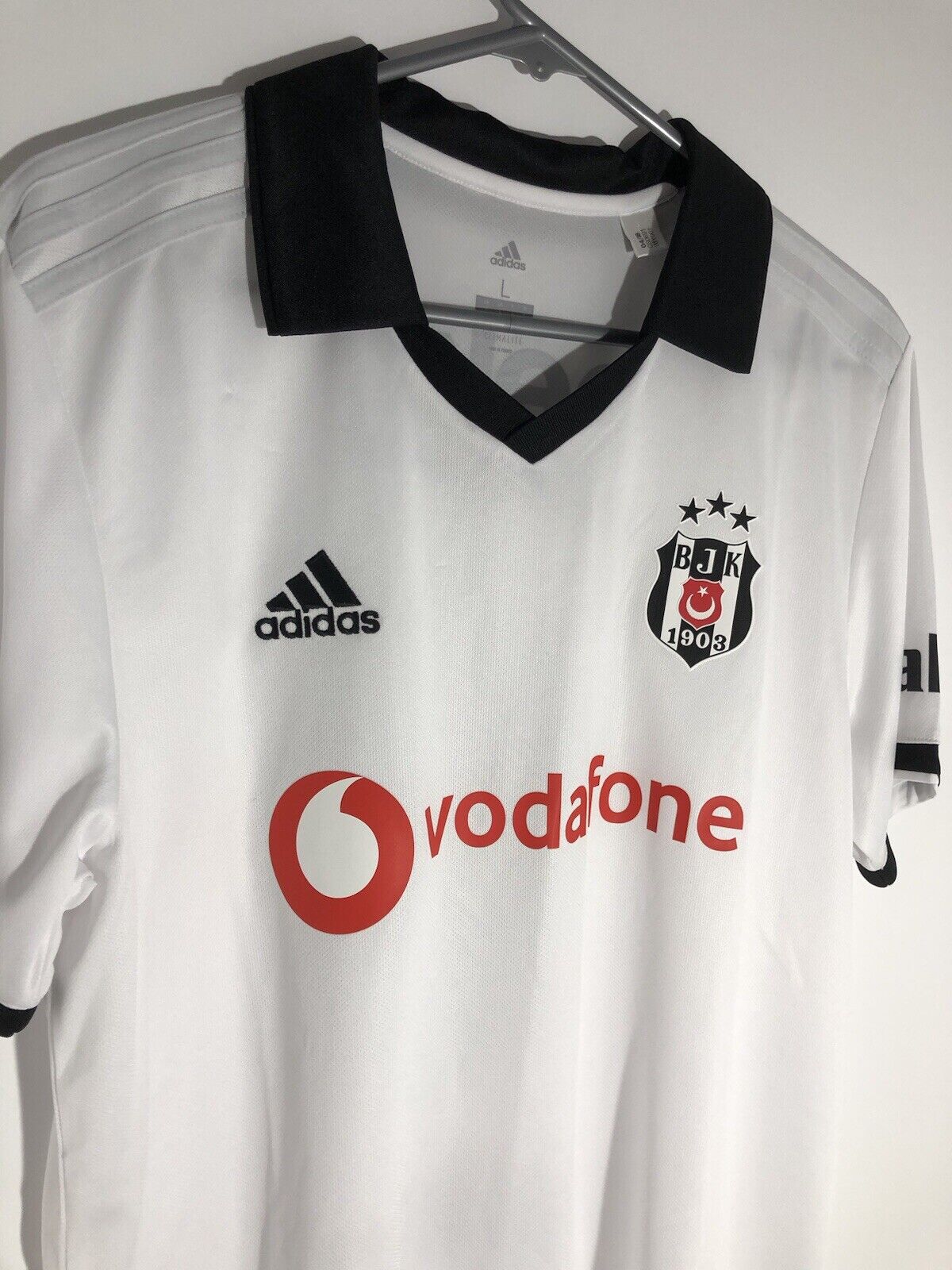 R Babel 8 Besiktas Large Home 2018 19 Shirt Adidas Excellent Condition Cg0691