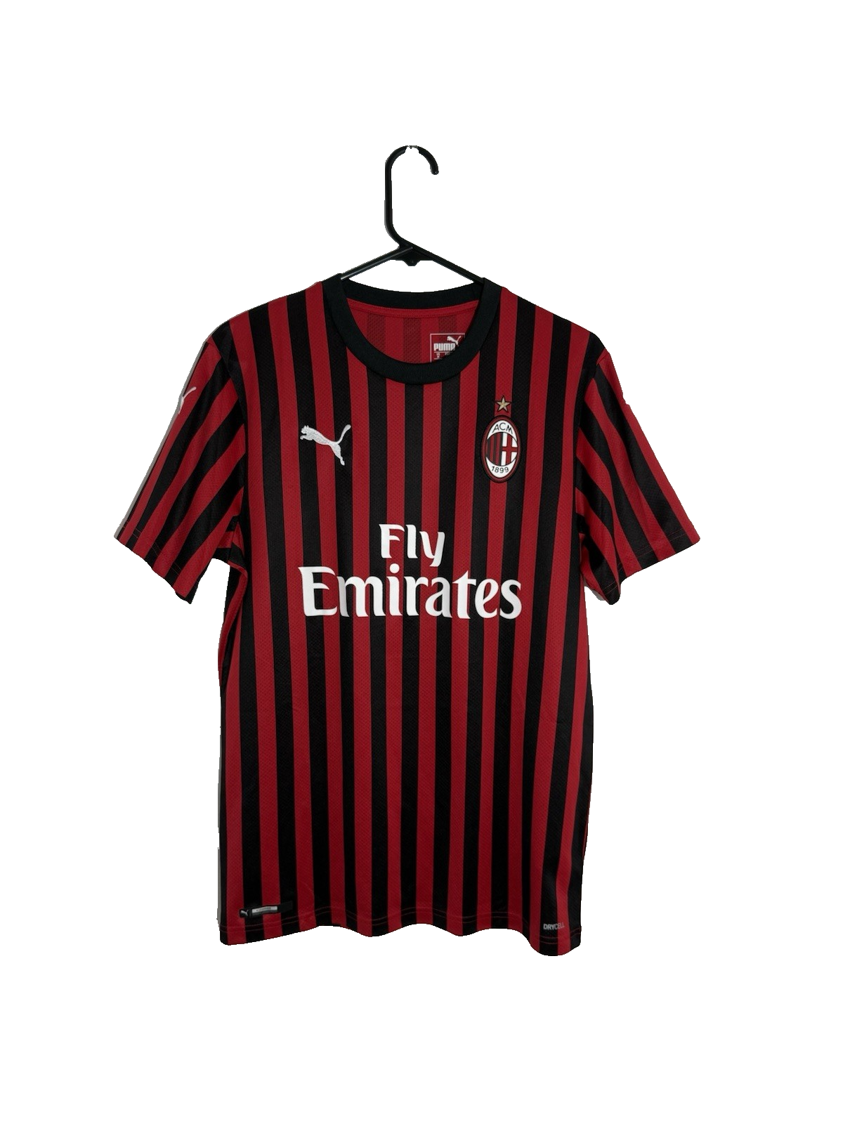 AC Milan Rebic #18 2019/20 Medium Home Shirt Puma Excellent Condition 755857-01