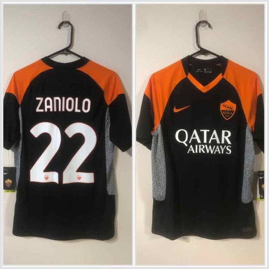 Zaniolo #22 AS Roma 3rd 2020/21 Medium Football Shirt Nike BNWT