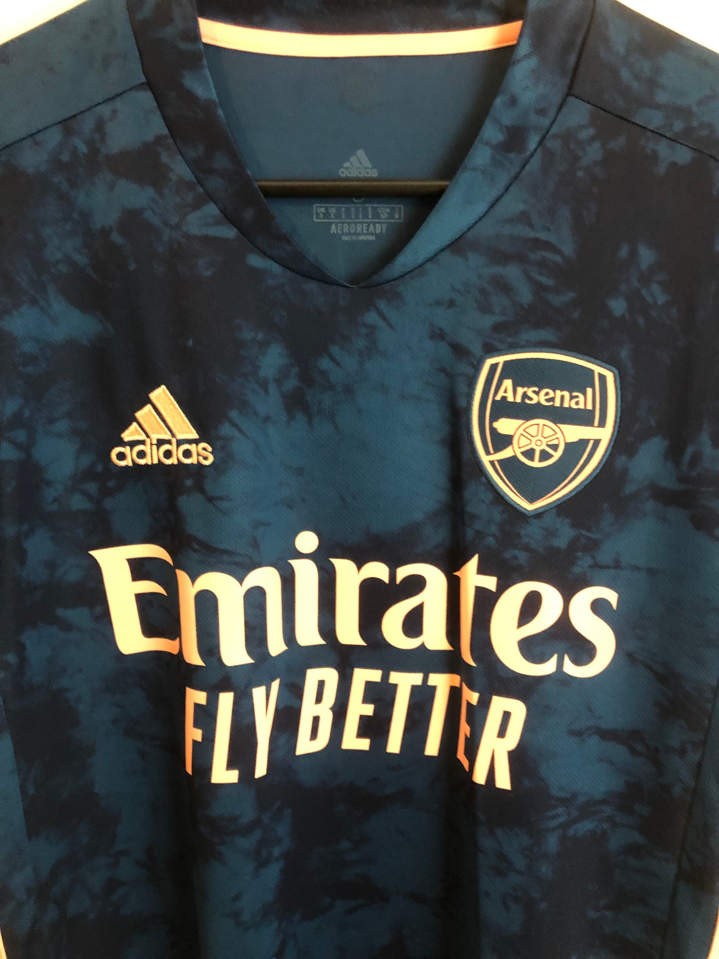 Tierney #3 Arsenal 2020/21 Small 3rd Shirt Adidas Excellent Condition GH6653