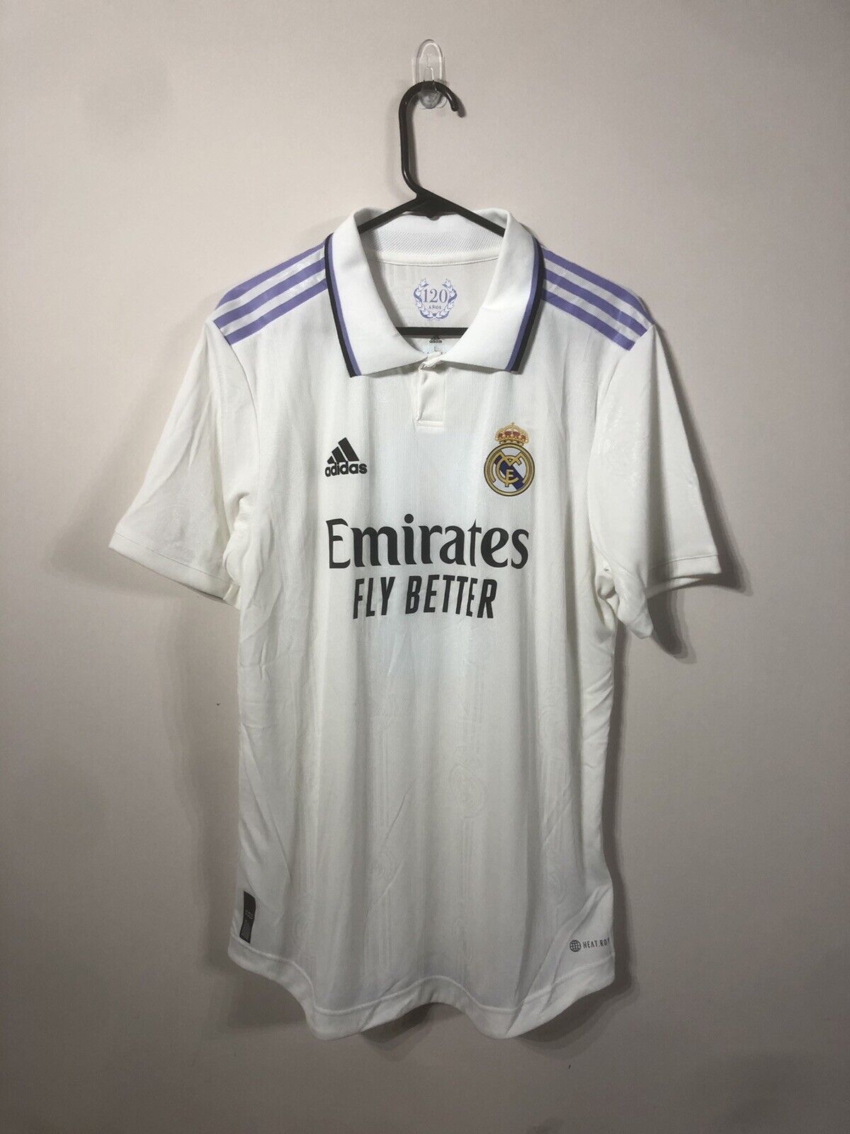 Benzema #9 Real Madrid 2022/23 Home Large Authentic Football Shirt Adidas BNWT