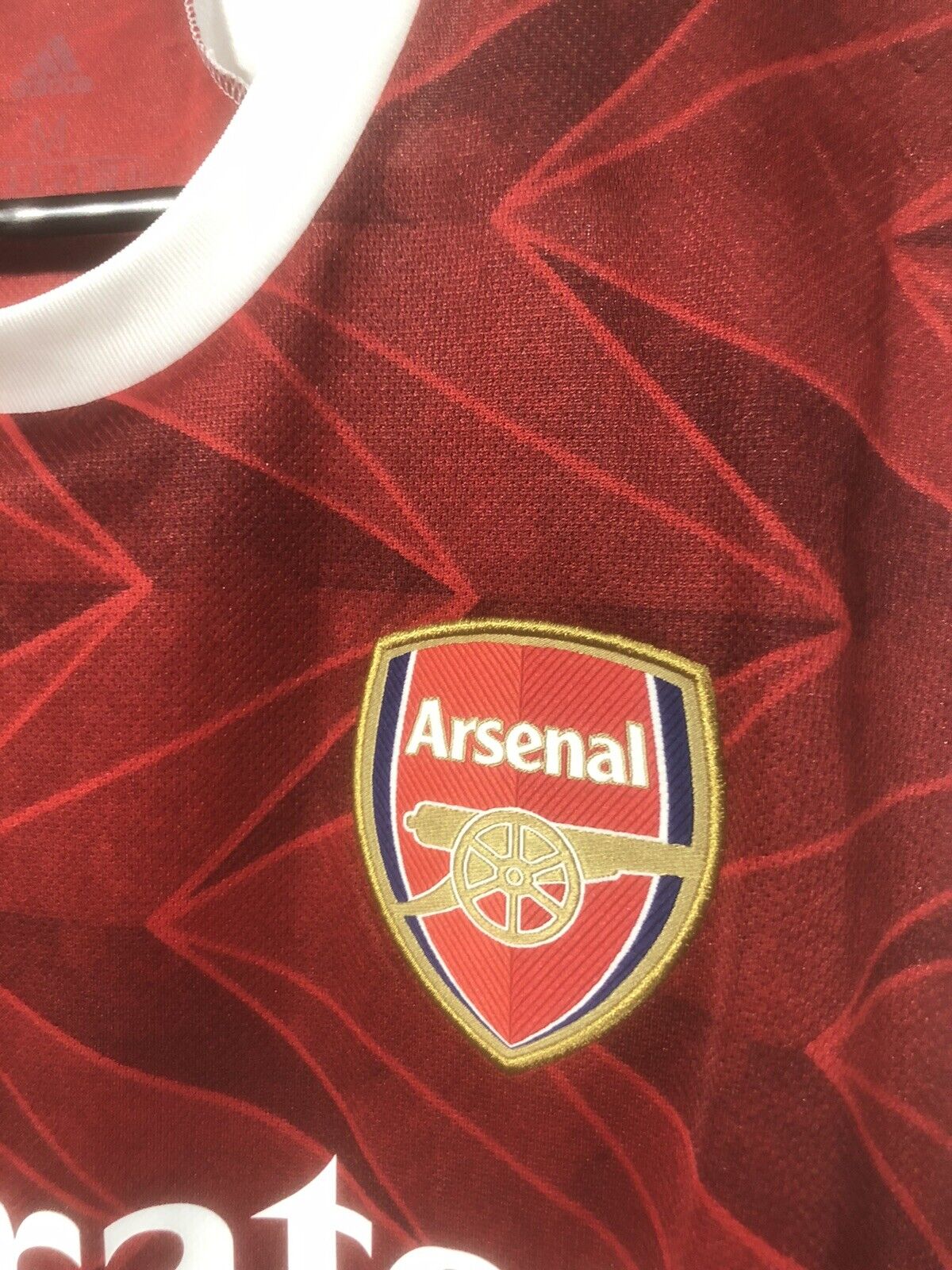 Saka #7 Arsenal 2020/21 Medium L/S Home Shirt Adidas BNWT FH7814