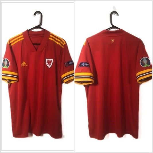 Wales 2020 Xl Home Shirt Adidas Brand New With Tags Fh8528