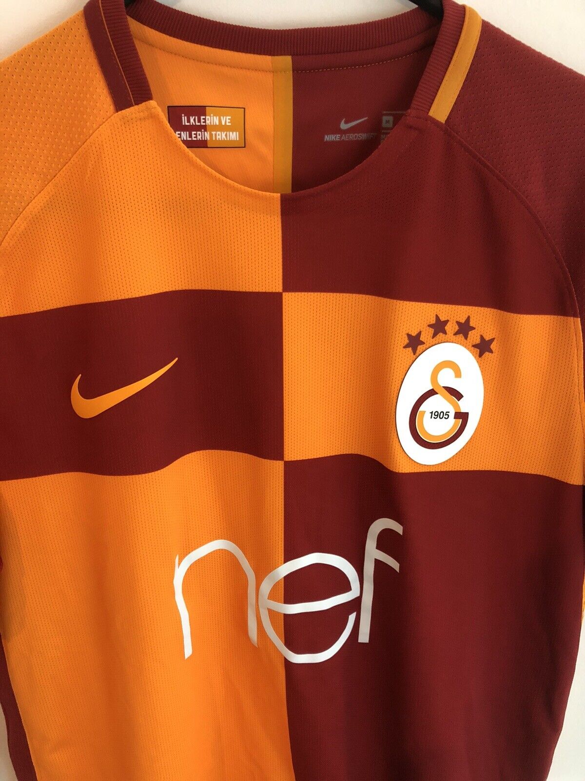 Galatasaray Medium Vaporknit Home 2017 18 Shirt Excellent Condition 850610 869