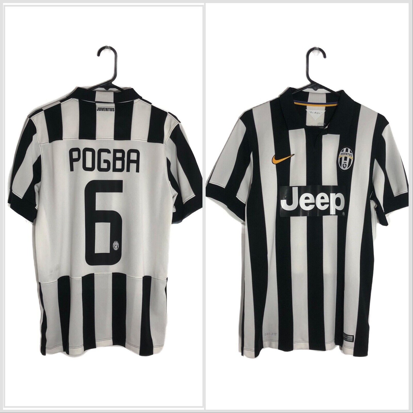 Pogba 6 Juventus 2014 15 Home Medium Nike Shirt Excellent Condition