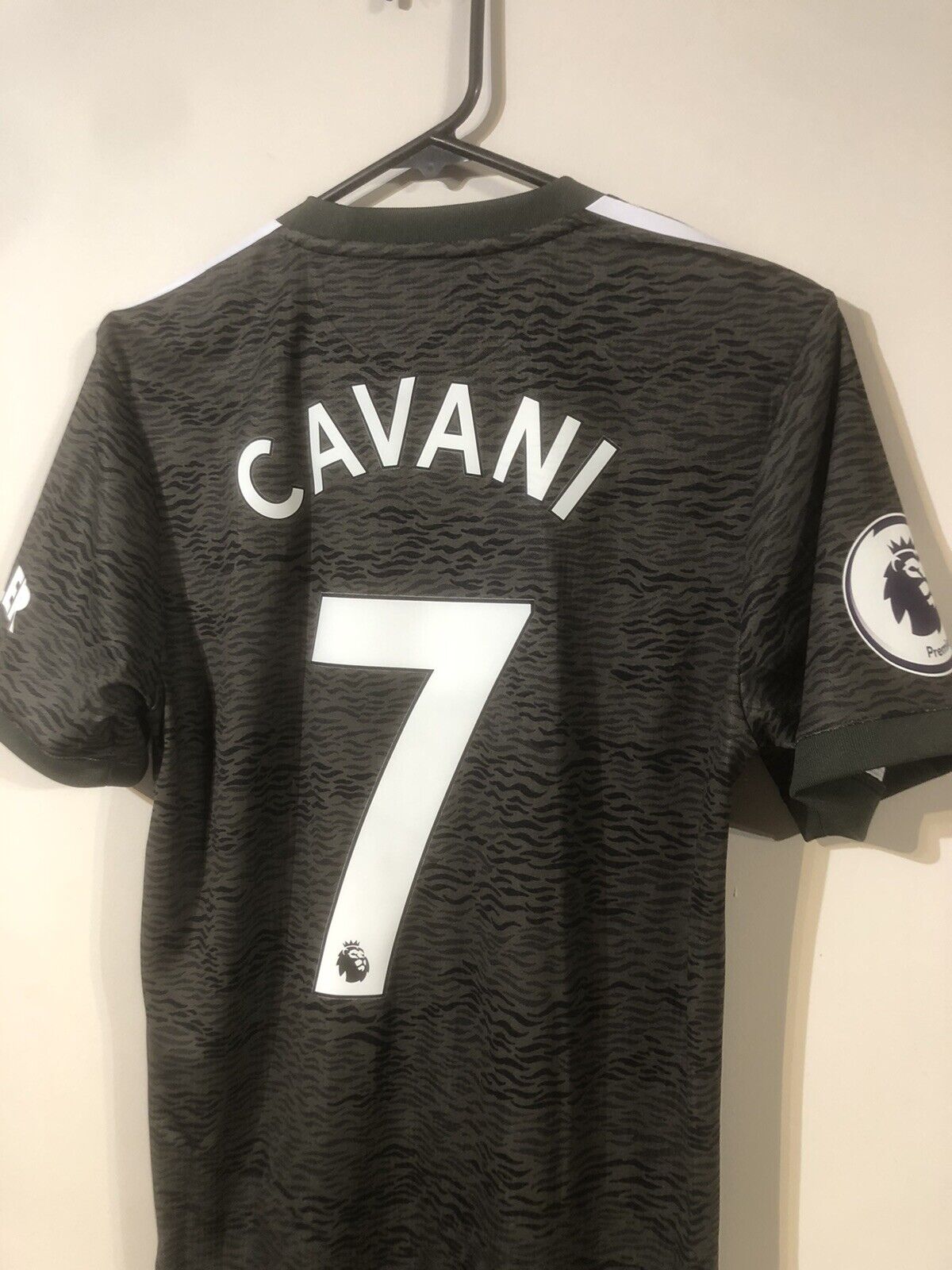 Cavani #7 BNWT Manchester United Authentic Away Small 2020/21 Shirt Adidas