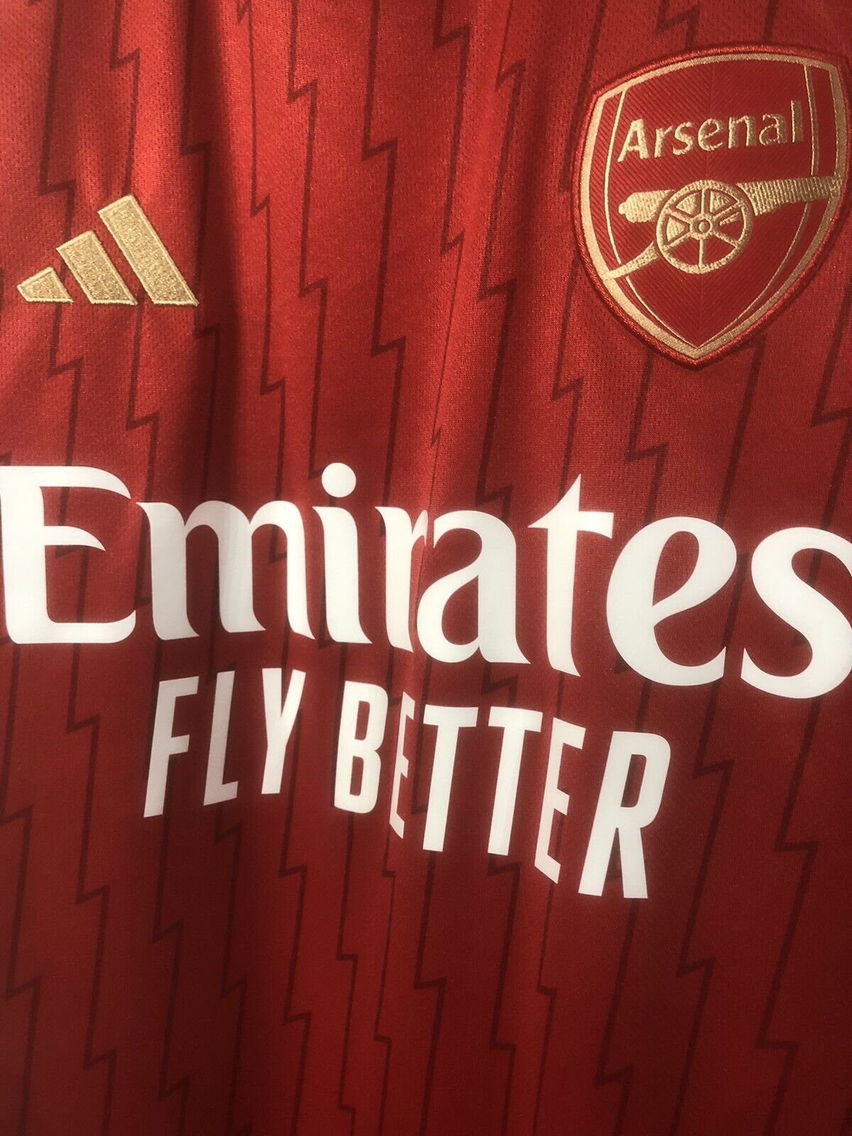 Saka #7 Arsenal 2023/24 Medium Home Shirt Adidas Excellent Condition HR6929